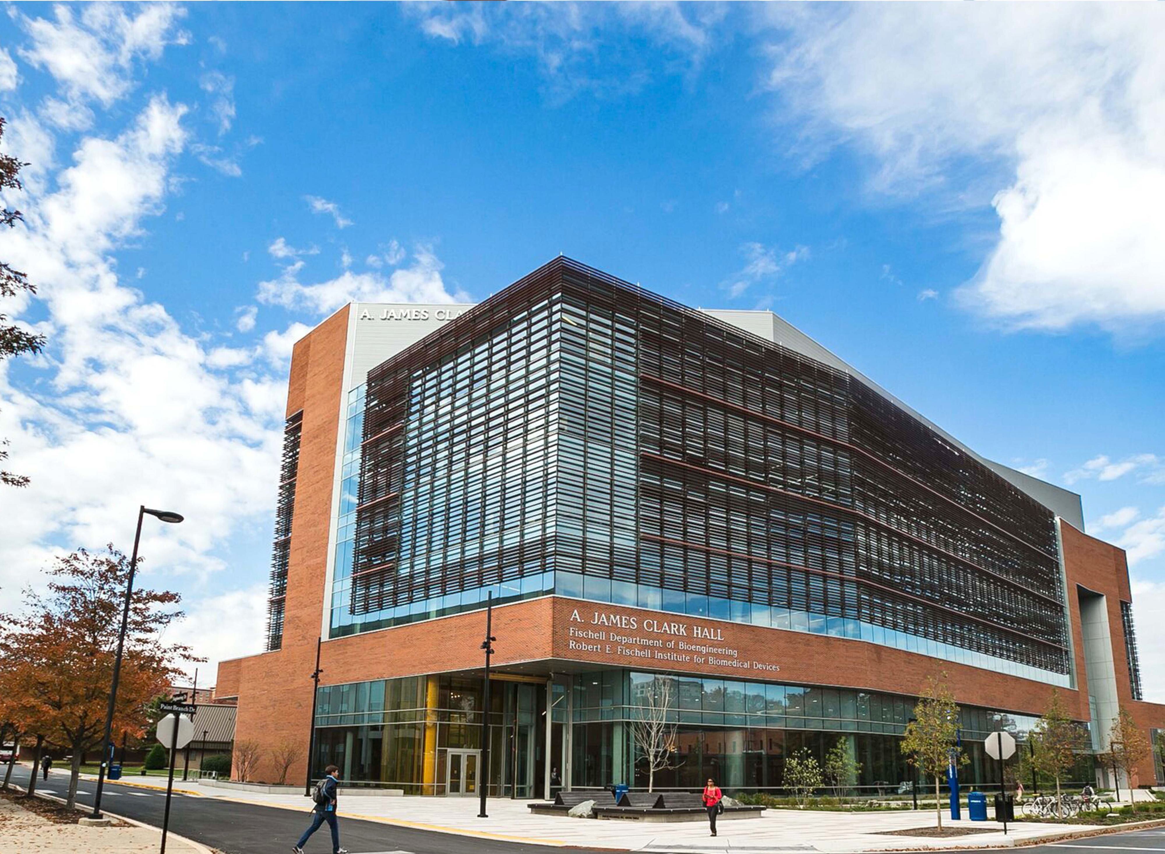 Clark Hall - modern building that houses part of the engineering school