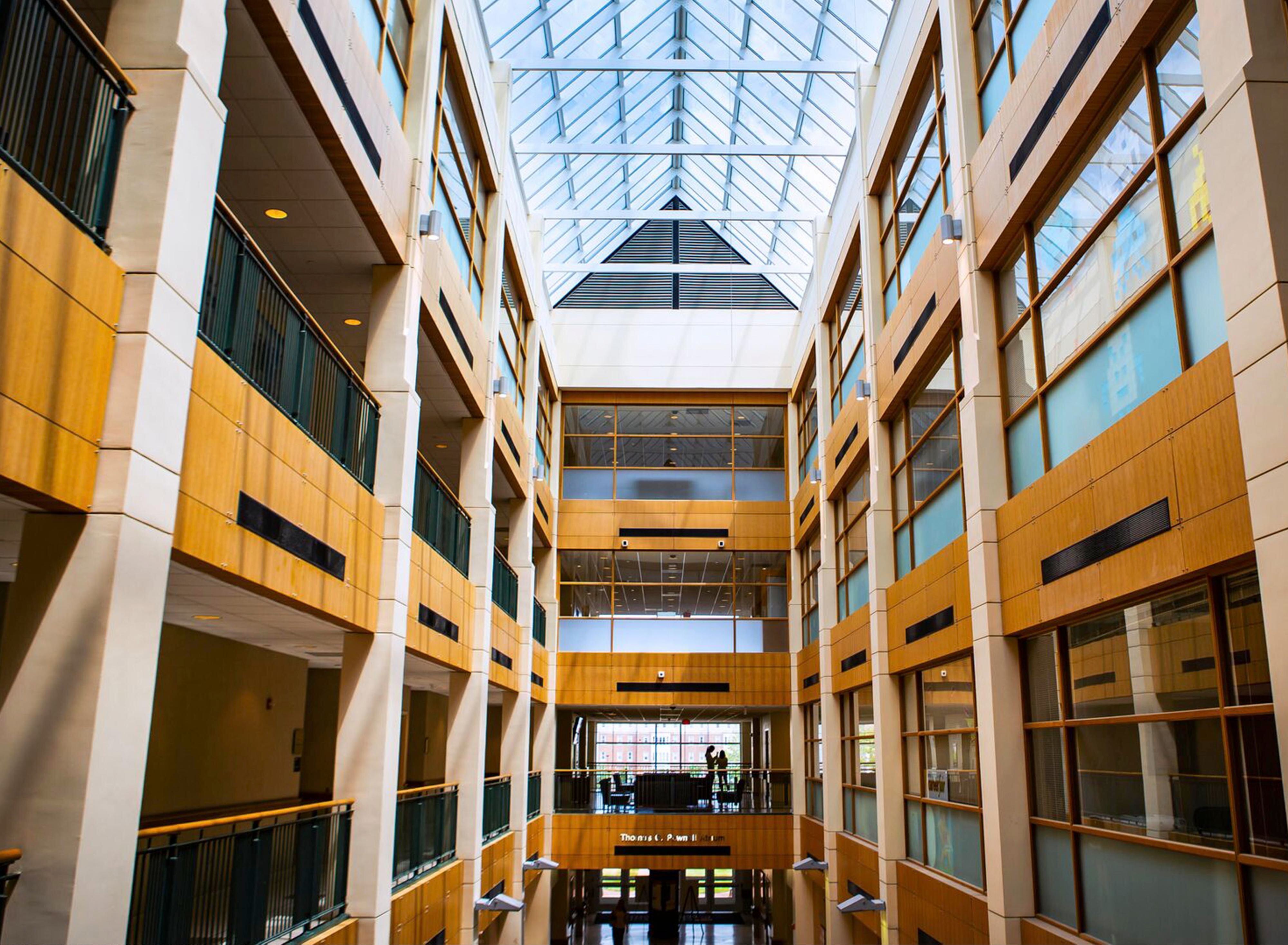 Interior of a modern institutional building