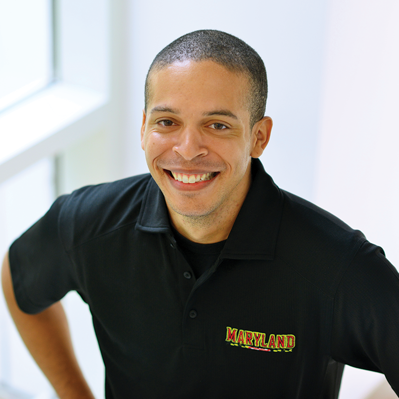 Young person smiling