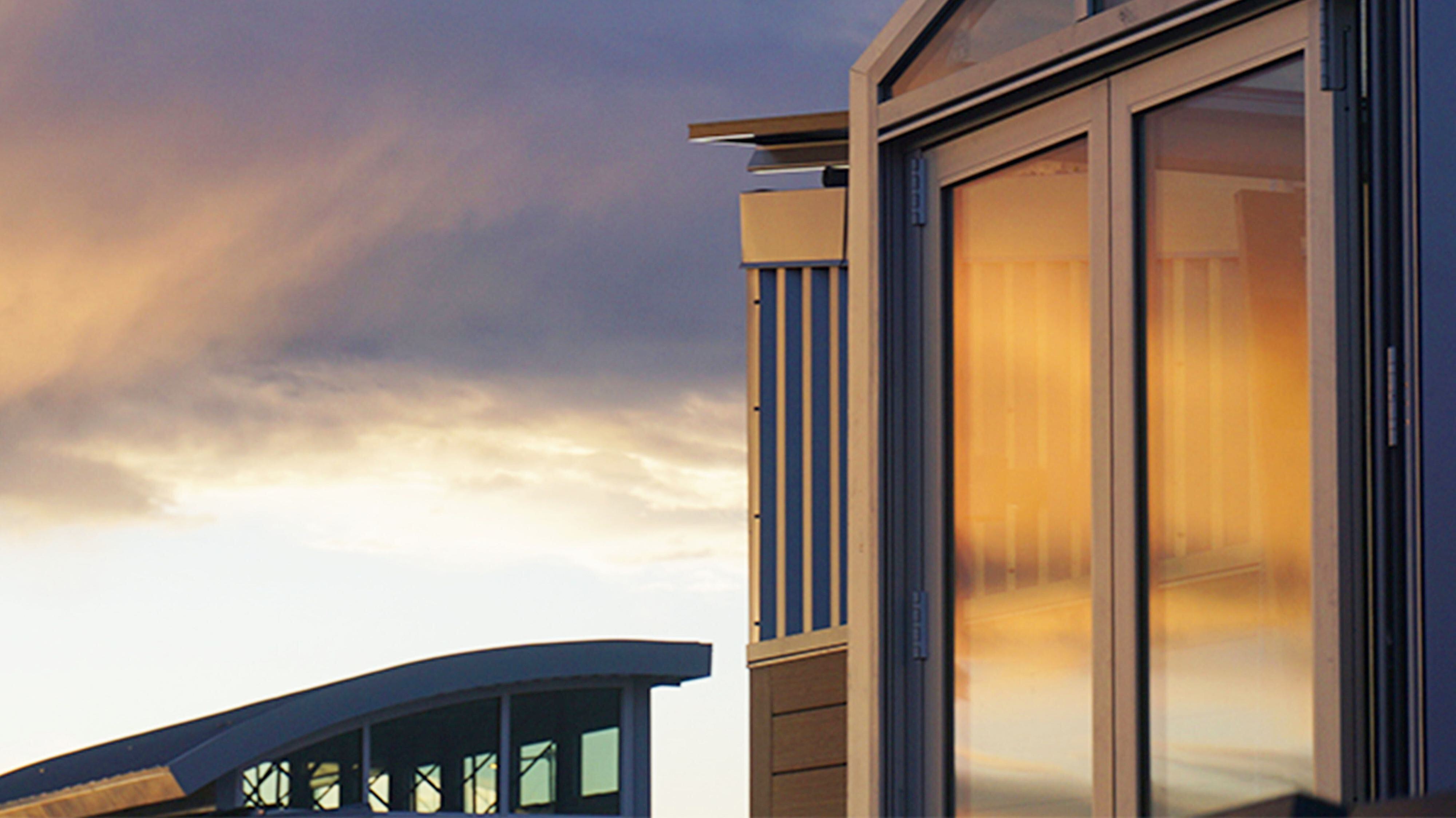 modern building cropped view