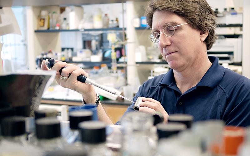 Engineer/scientist in a lab
